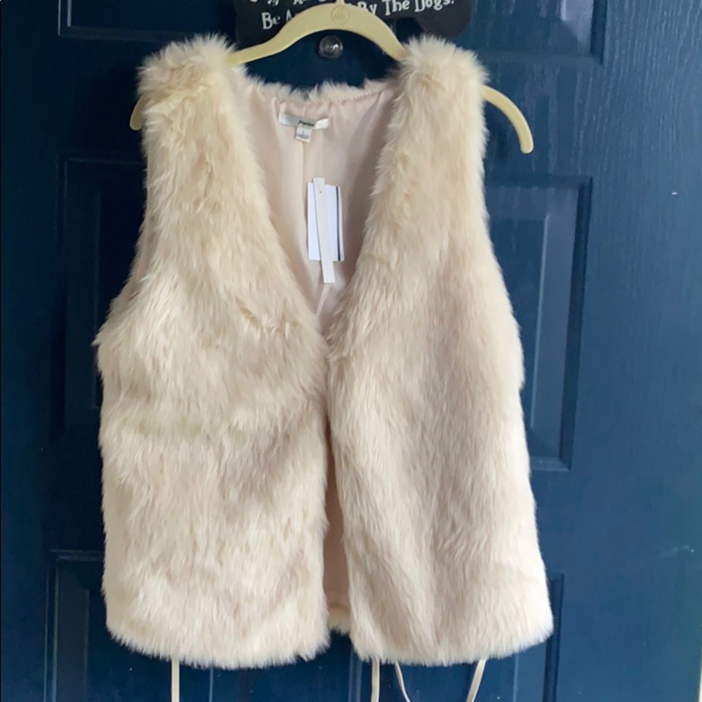 PAPAYA faux fur jacket